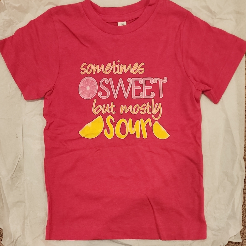 Kids Pink Graphic T-Shirt